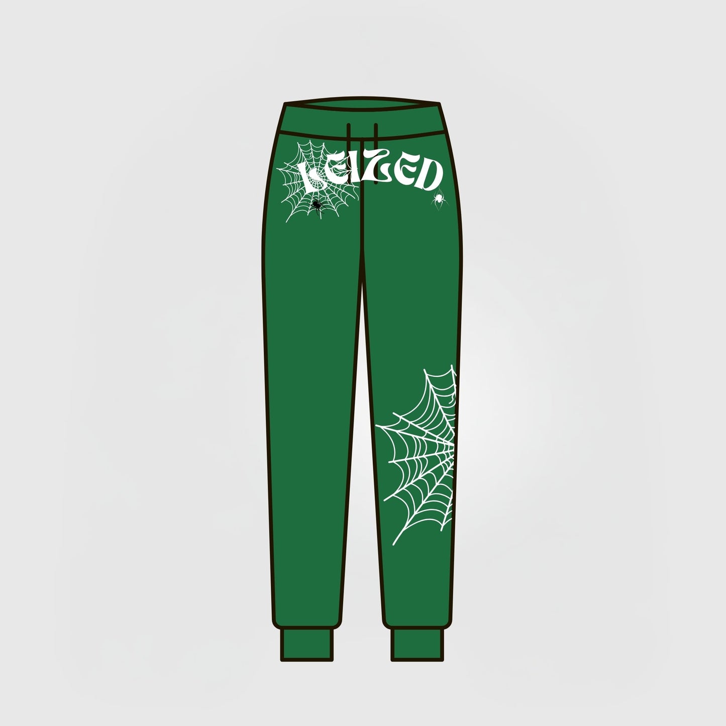 SPIDER PUFF PANTS - GREEN
