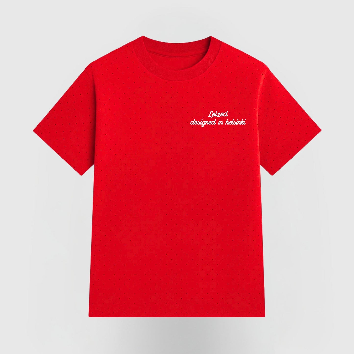TIMELESS RHINESTONE T-SHIRT - RED