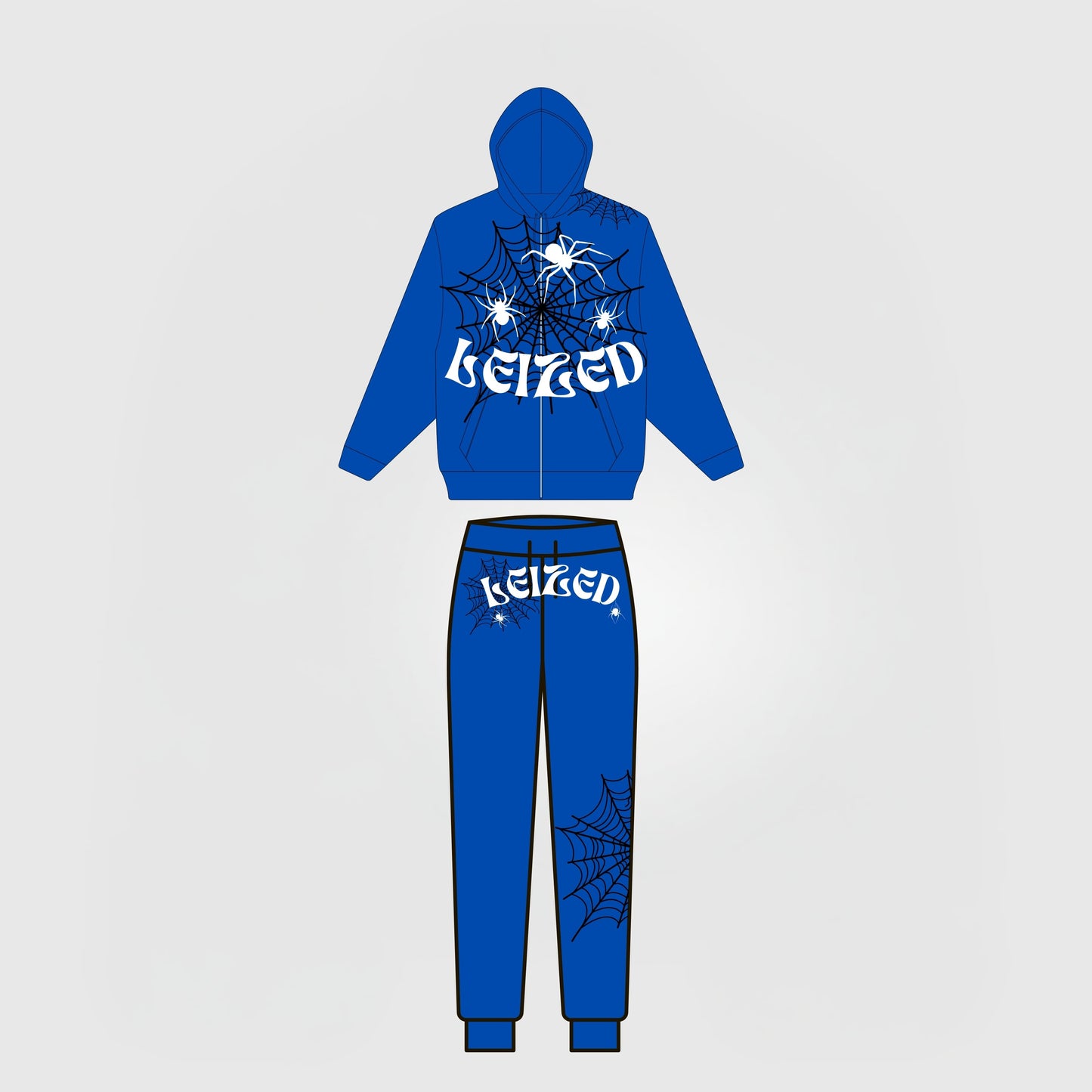 SPIDER PUFF TRACKSUIT - BLUE