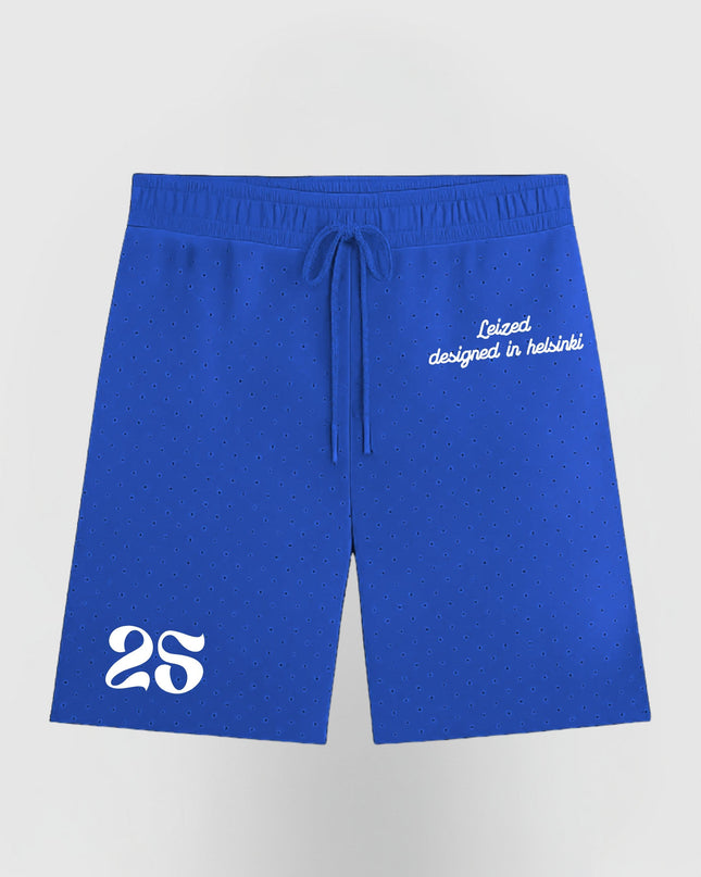 TIMELESS RHINESTONE SHORTS - BLUE