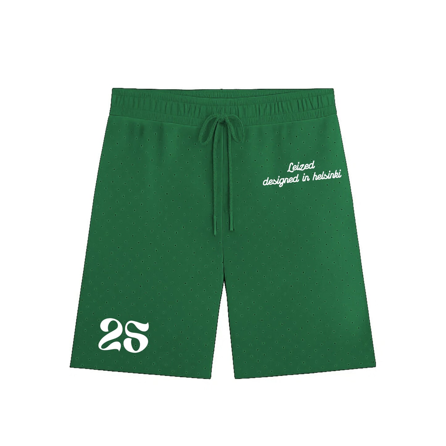 TIMELESS RHINESTONE SHORTS - GREEN
