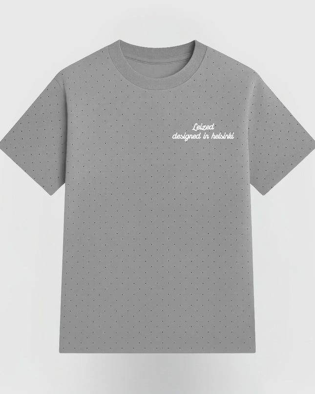 TIMELESS RHINESTONE T-SHIRT - GREY