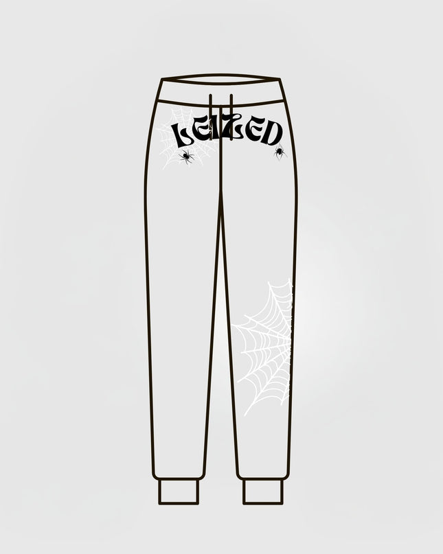 SPIDER PUFF PANTS - GREY