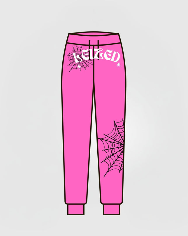 SPIDER PUFF PANTS - PINK