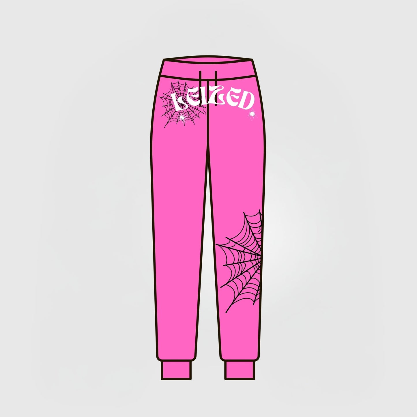 SPIDER PUFF PANTS - PINK