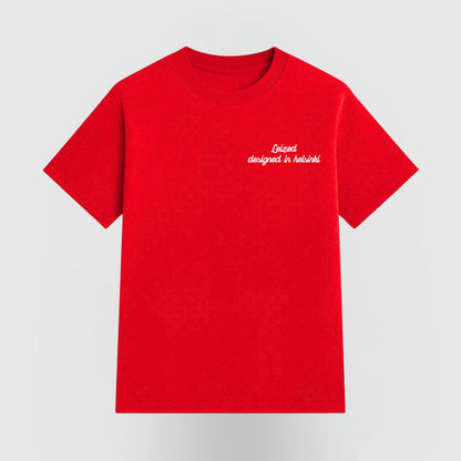 TIMELESS RHINESTONE T-SHIRT - RED
