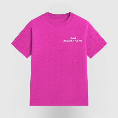 TIMELESS RHINESTONE T-PAITA - PINKKI