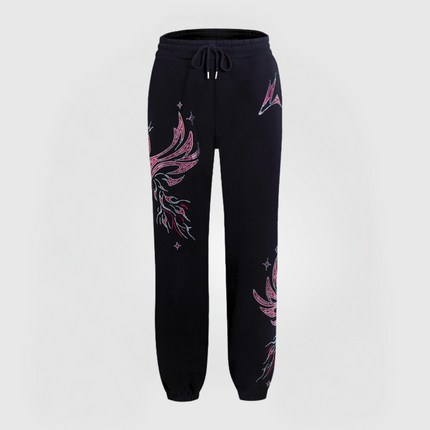 PHOENIX RHINESTONE PANTS - PINK